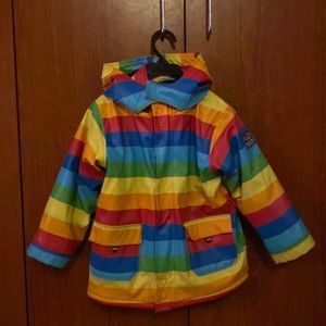 Jojo Maman Bebe fleece lined raincoat